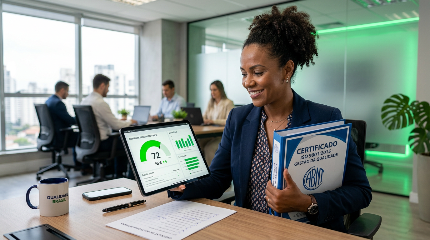 Como medir a satisfação do cliente para ISO9001