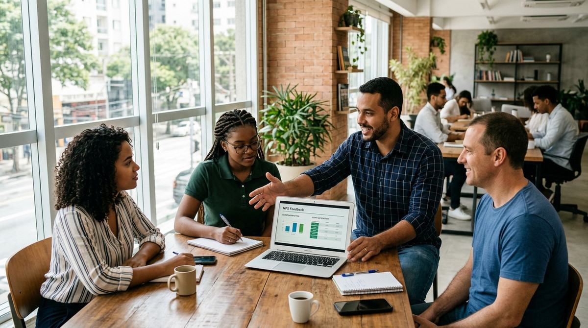 Imagem sobre Como medir a satisfacao de clientes em espacos de coworking com multiplas unidades e reduzir cancelamento.